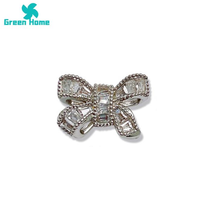Green%20Home%20Bow%20Nail%20Charm%20Exquisite%20Shape%20Nail%20Accessories%20Sparkling%20Manicure%20Bow%20Charm%20-%20Image%203