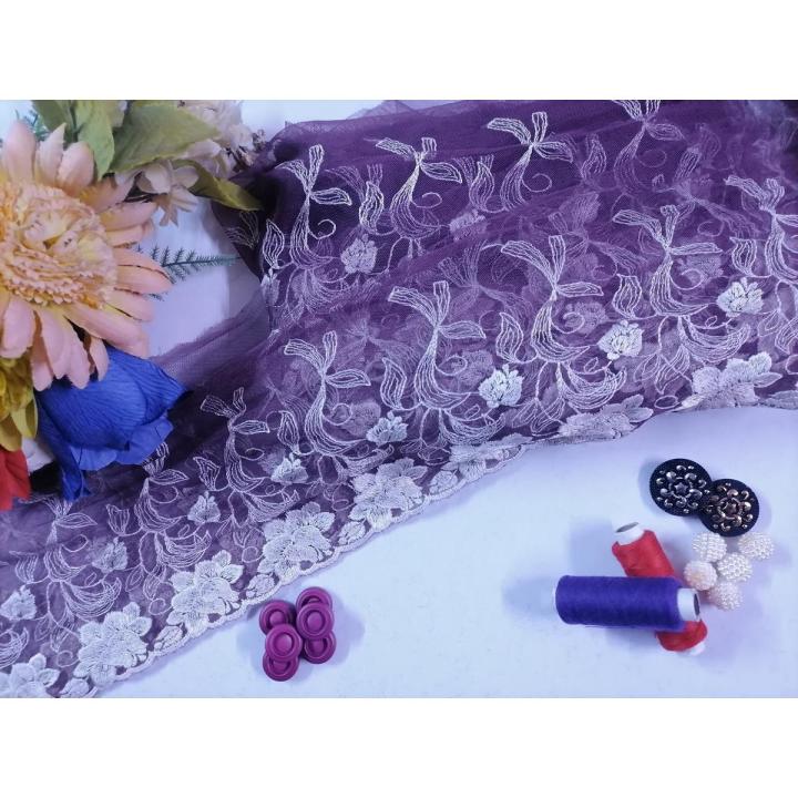 Net Embroidery Lace 5 Metres