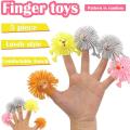 【FUN LIVE】 5PCS Colorful Rubber Monster Finger Puppets Fun Little Finger Monsters Soft Rubber Toys Puppets For Party Favors Bath Toys. 