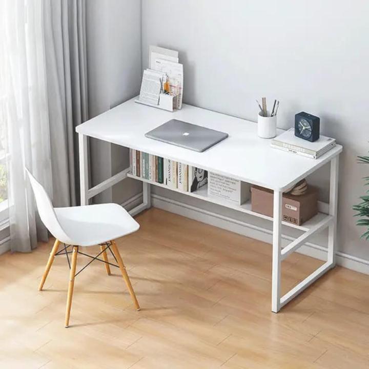48 inches length Office Table Study Table Desktop Table With Book Shelf Office Desk Book Shelf Laptop Table Computer Table