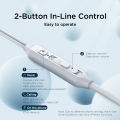 Joyroom Type C Handfree / Joyroom-Ec06 Type-C Series In-Ear Metal Wired Earbuds Silver. 