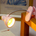 1Pc Mini LED Clamp Reading Lamp Night Lights Home Portable Book Clip Lamp Sunlight Super Store. 