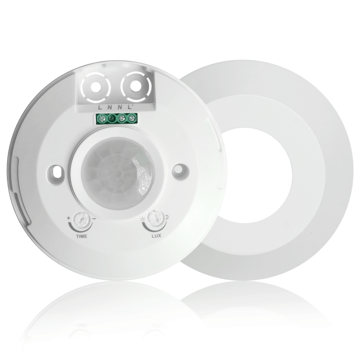 The PIR Sensor Switch detects PIR body heat and automatically switches the light ON and turning it OFF