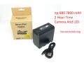 7800mAh NP F980 L-Series Info-Lithium Battery Pack for Sony Cameras LED Light NP-980 High Capacity. 