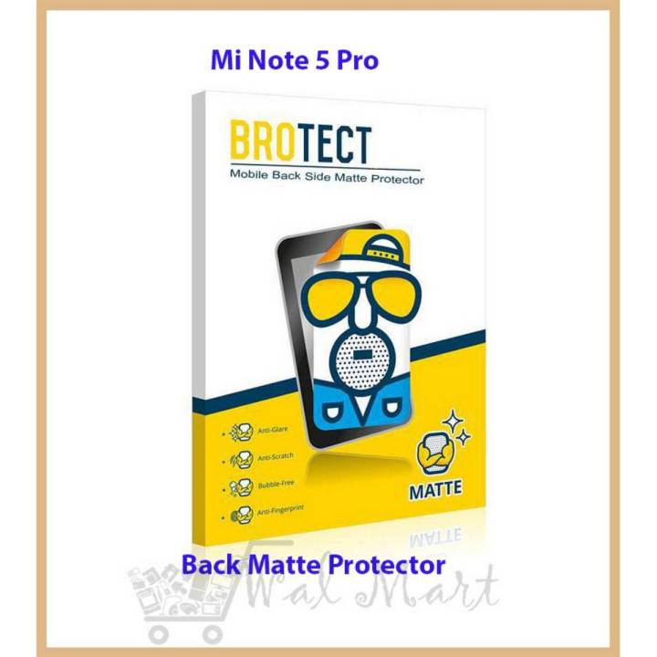 2Pcs Mi Note 5 Pro Back Matte Protector For Mi Note 5 Pro