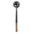 Spoon - Milk or Tea Spoon - High Quality Stainless Steel Wooden Handle Milk Pouring Tea Laddle Cooking Deep Spoon چائے والا پوا. 