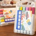 Acrylic Paint Marker Pen, 12 Color Marker Pen Set Quick Dry Art Supplies for Kids and Adults. 