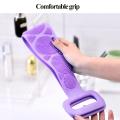 Silicone Back Scrub Bath Shower Silicone Body Brush Silicone Bath Towel Exfoliating Body Brush Belt Wash Body Wash Silicone Body Scrubber Belt. 
