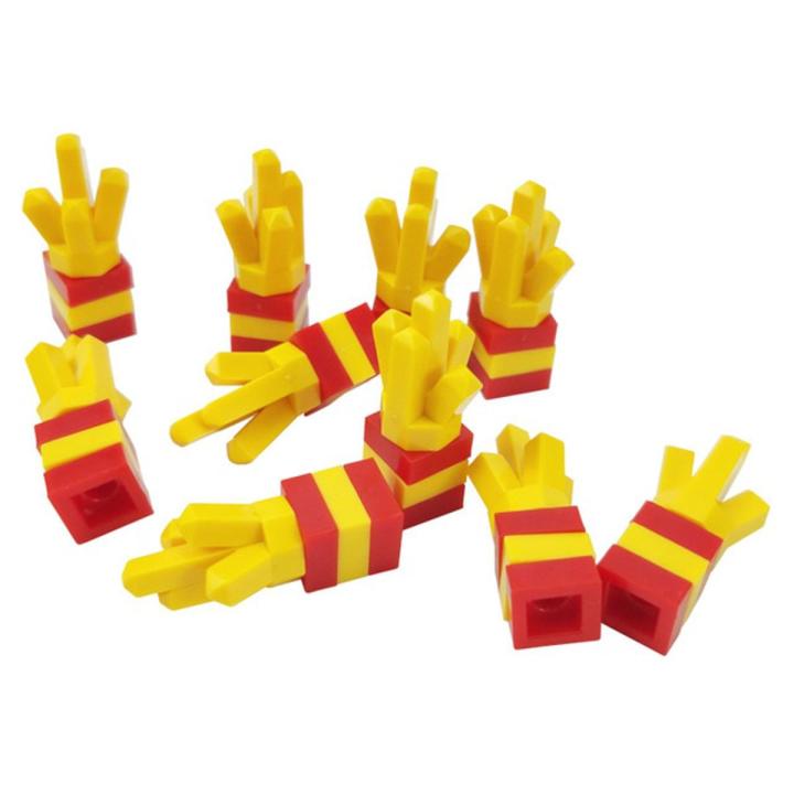 Moc Parts Food French Fries Pizza Bread Roast Chicken Models Building ...