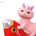 Chinese New Year Dragon Statue Cute Creative for Bookshelf Entryway Desktop. 