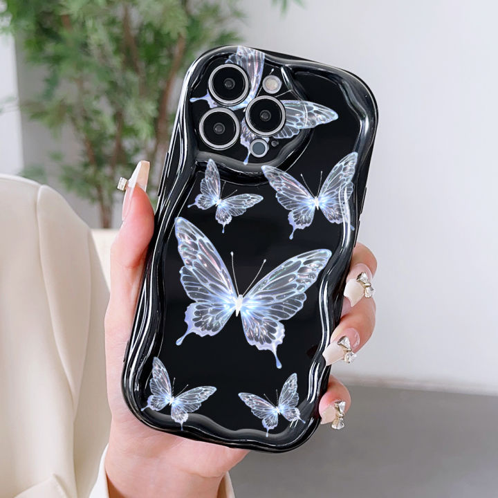 Hontinga%20for%20Infinix%20Note%2030%204G%205G%20Back%20Cover%20Beautiful%20Butterfly%20Cream%20Texture%20Phone%20Case%20Wavy%20Edge%20Soft%20Silicone%20Cover%20-%20Image%206