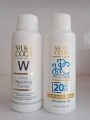 Silky Cool White Bleaching Powder and Hydrating Cream 50g. 