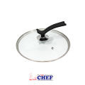 CHEF Premium Quality Glass Lid/Cover With Stylish Handle – 36 cm. 