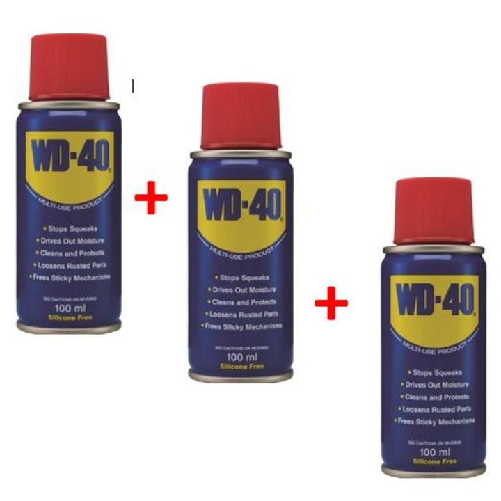 Pack of 3 Spray (100ml) | Anti Rust | Zang Remover (WD 40)