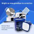 Powerful Stainless Steel Cookware Cleaning Paste Household Kitchen Cleaner Washing Pot Bottom Scale Strong Cream Detergent 800 Gram. 
