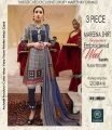 Zarnish Fabric Winter Collection Marina Suit-New Design- Unstitched-3 Piece Suit With Wool Shawl and Trouser For Women-ZF2. 