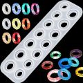Resin Ring Mold, Silicone Molds for Epoxy Resin, Resin Molds with Different Sizes, for Making Rings, Earrings,Jewelry. 