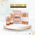Body  N Body 3 in 1 Brightening Glow Kit Rice Scrub Face Wash + Mask. 