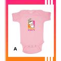 DUNKIN DONUT print Baby onesie. 