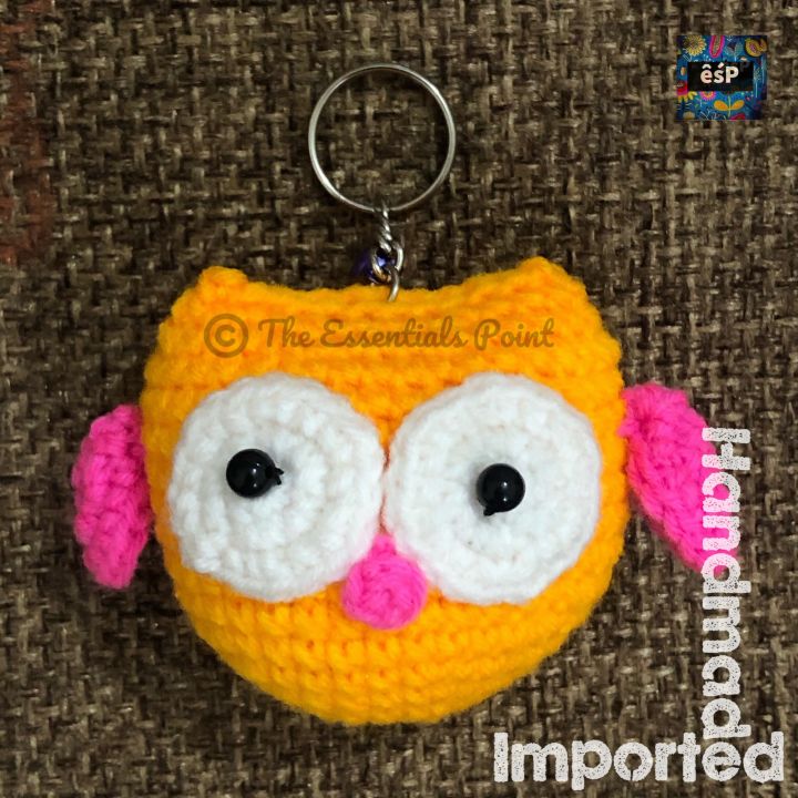 Imported%20crochet%20keychain%20-%20handmade%20/%20handwoven%20/%20amigurumi%20keyring%20/key%20chain%20-%20girls%20fashion%20/%20bag%20hanging%20accessories%20-%20snowman,%20tiger,%20minion,%20puppy,%20giraffe,%20owl,%20rabbit,%20hello%20kitty,%20ladybug,%20monkey,%20heart%20-%20Image%207