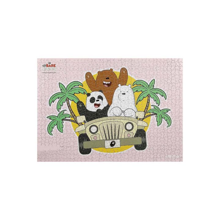 MINISO We Bare Bears 1000 Pieces Puzzle (Road Trip)