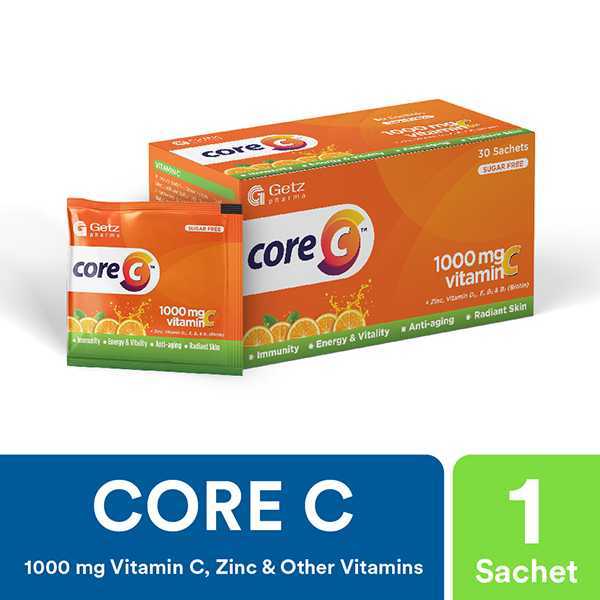 Core C 1000mg Sachets For Healthy Skin & Body Immunity