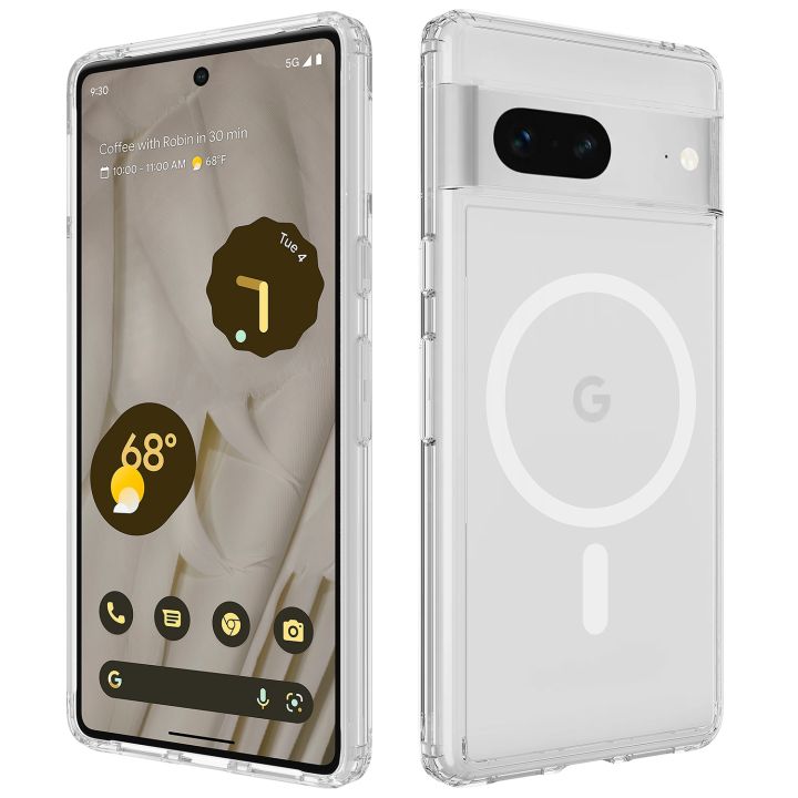 MagSafe Clear Acrylic PC Hybrid TPU Phone Case For Google Pixel 8 Pro/Google Pixel 7a/Google Pixel 7/Google Pixel 6a/Google Pixel 7 Pro/Google Pixel 8