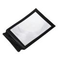 A4 Full Page 3x Magnifier Sheet Large Magnifying Glass Book Reading Aid Lens. 