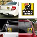 12x12cm MAMA in Car Pregnant on Board Car Sticker PVC Coloful Decals Motorcycle Accessories Sticker. 