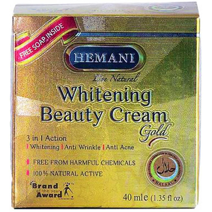 𝗛𝗘𝗠𝗔𝗡𝗜 𝗟𝗜𝗩𝗘 𝗡𝗔𝗧𝗨𝗥𝗔𝗟 - HERBAL GOLD CREAM 40ML