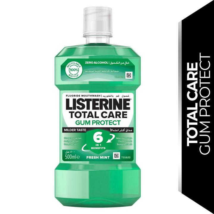 LISTERINE%C3%82%C2%AE,%20Mouthwash,%20Teeth%20&%20Gum%20Defence,%20Milder%20Taste,%20Soft%20Mint,%20500ml%20-%20Image%202
