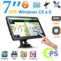 Hieha 7 inch Truck Car GPS SAT NAV Satellite Navigation System Navigator Speed Cam POI MP3  4K VIDEO PLAYER FM Radio with WINDOWS OFFICE  And Free Lifetime PAkistan Voice Support UK, EU map updates，49 countries' 2D/3D Maps. 