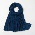 Dubatta / Stoller/ Scarf for Women in Navy Blue Crinckle Chiffon. 