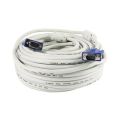 5M VGA Monitor Cable Male To Male White 3+4 VGA HD Data PC TV Projector HD Cable Video Projection Line SVGA 15Pin Male to Male M/M Monitor Cable 1080P High Resolution Cord For Pc Computer. 