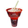 Snack and Drink Cup 2 in 1 with bibet Snacks Holder Cartoon Character Bowl Coke Cups French Fries Container. Snack Container, On-the-Go Snacking. 