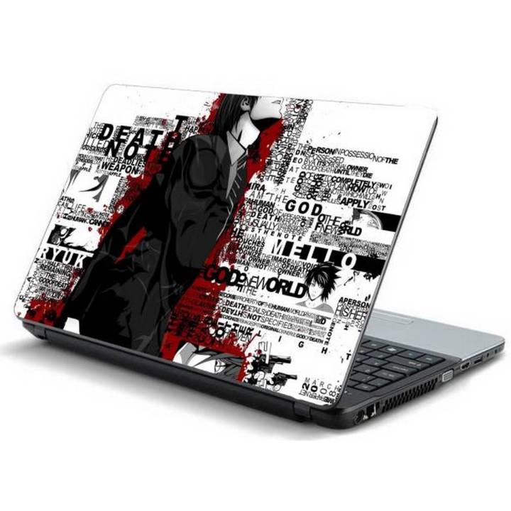 Death Note God Messgae HQ Laminated laptop back cover vinyl skin 12 13 14 15.6 inch for all laptop notebook skin sticker