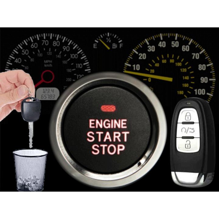 Push Button Start, Remote Engine Start & Stop, Auto Lock, Auto Window Up-rolling, Auto Car Start, Passive Sensor, Remote Key for Toyota/Vitz/Yaris/ Any Model