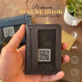 RFID Wallet | Minimalist Men's Purse Long Wallet For Men Bi Fold Simple Wallet Clasp  Card Holder [Secure Book]. 