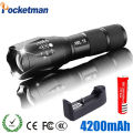 LED Rechargeable Flashlight Pocketman XML T6 linterna torch Powerfull 18650 Battery Outdoor Camping Powerful Led Flashlight 93. 
