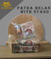 Round Roti Rolling Board patra Belan with stand. Wooden Made Chakla & Belan High Quality. 