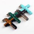 1.6inches Tiger eye Natural grey Malachite Cross Pendants Pendulum Chakra healing Reiki Stone For Neck Jewelry Free pouch. 