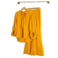 2-Piece Stylish Linen Suit for Women - Shirt and Trouser, Casual Wear. 