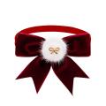 Mosbeha Kitten Pet Collar Adjustable Pet Neck Circle with Large Bow-knot Ornament. 
