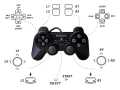 PlayStation PS2 Dual shock 2 Wired Controller- Black. 