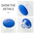 2pcs Fashion Self-Adhesive Toilet Button Nail Protector Labor-saving Toilet Presser Handle Round Water Press Flush Button Auxiliary Devic. 