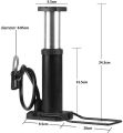 Mini Foot Air Pump for Bicycle, Bike, Scooter, Scooty, Car, Swimming Pool and Football Hand Ball Inflator - Portable Mini Hand Pump with Extra Nozzle for Different Purpose. 