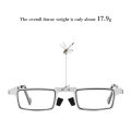 Folding Anti Blue Ray Reading Glasses Metal Rectangular Women Men Hyperopia foldable Eyeglasses Diopter +1.0 1.5 2.0 2.5 3.0 3.5 Ultralight Screwless Full Frame. 