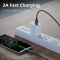 18W Fast Phone Charger 180° Rotate Type-C USB Cable For Huawei Y8P Y7A Y9A P Smart 2021 Nova 5T Honor 30 20 10 USB Type-c Cable. 