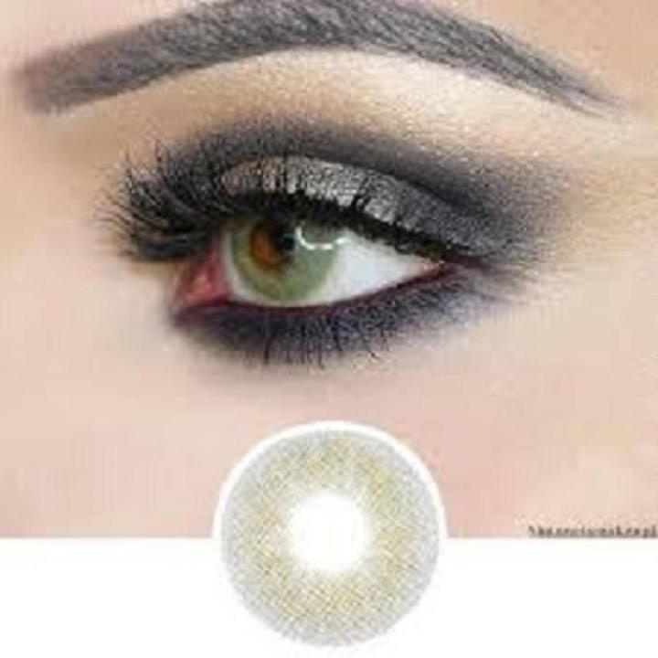Sea Green Color Eye Contact Lenses soft + Free kit case and water / Fresh color Daily Use Lenses Best for girls & Boys