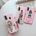 For Cover Samsung A40 Case SM-A405F Stylish Pretty Girls Silicone Soft Phone Cases For Samsung Galaxy A40 A 40 Case Coque Bumper. 